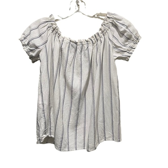 Vera Moda Off the Shoulder Striped Top Size XS - Picture 5 of 7